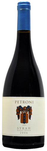 Petroni Vineyards Syrah bottle