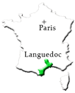 Map of Languedoc Wine Region